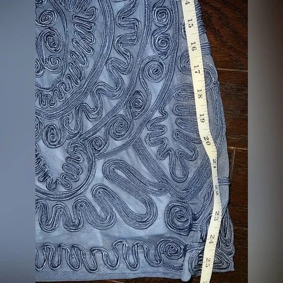 JS Collections Mesh Cocktail Dress - Picture 3 of 14